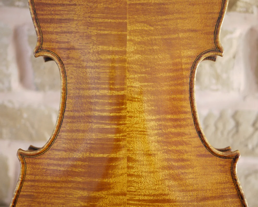 Антикварная лакированная скрипка «Cremonses» от Antonio Stradivari 1715 с откидным чехлом для скрипки, № 4820, лук ручной работы и канифоль