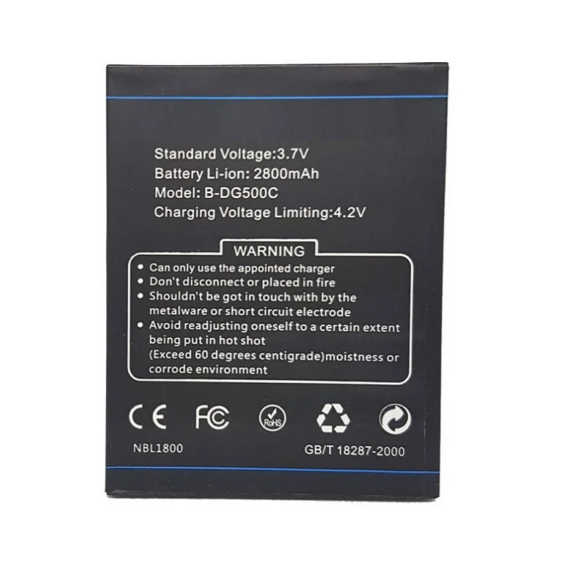 2800mAh battery For Doogee (Discovery 2) DG500 DG500C B-DG500C Batteries | Мобильные телефоны и аксессуары