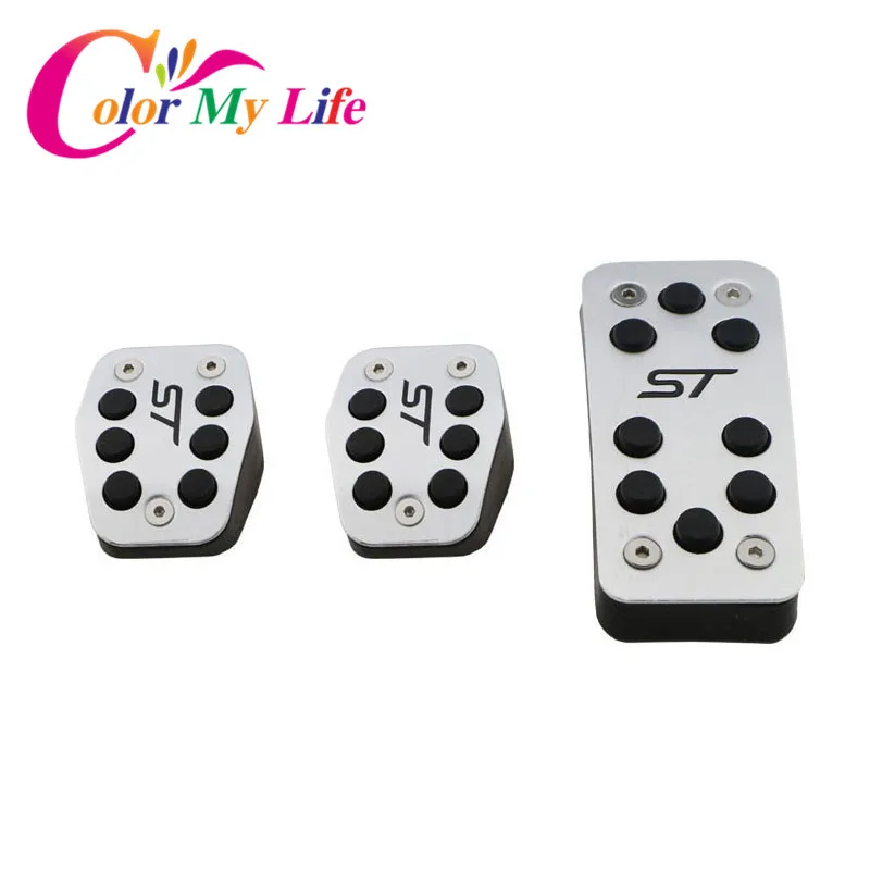 Color My Life Car Celerator Pedal Brake Pedal Clutch Pedals Cover For Ford Focus 2 MK2 3 4 MK3 MK4 Kuga Escape ST 2005-2017 Color My Life Car Celerator Pedal Brake Pedal Clutch Pedals Cover For Ford Focus 2 MK2 3 4 MK3 MK4 Kuga Escape ST 2005-2017
