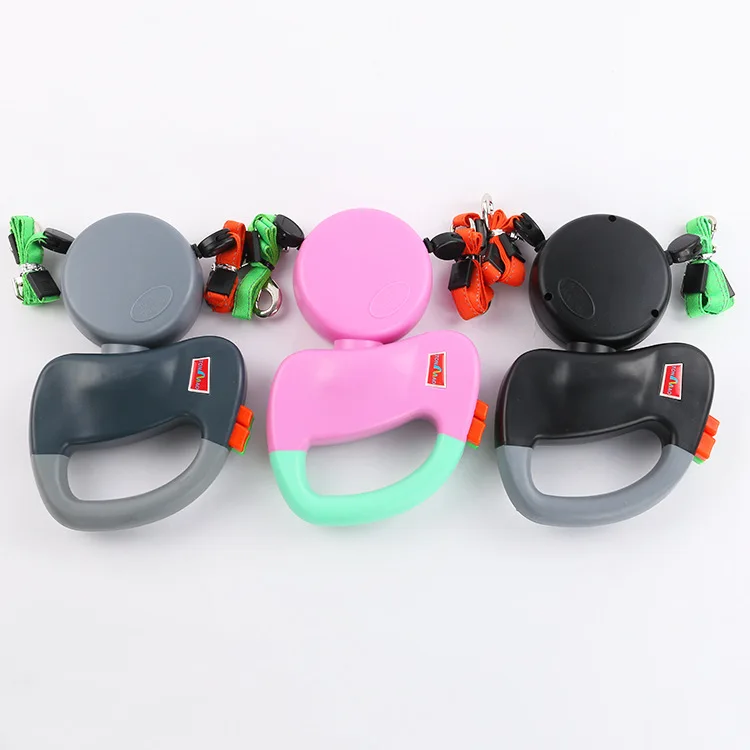 Comprar Productos para mascotas suministros para perros 3m de longitud de la correa retráctil manos libres 3 colores para cachorro doble mascota cachorro a las correas