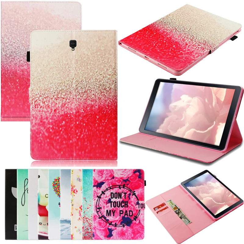 

Tablet T830 T835 Funda For Samsung Galaxy Tab S4 10.5" Luxury Cartoon Leather Wallet Magnetic Flip Case Cover Coque Shell Stand