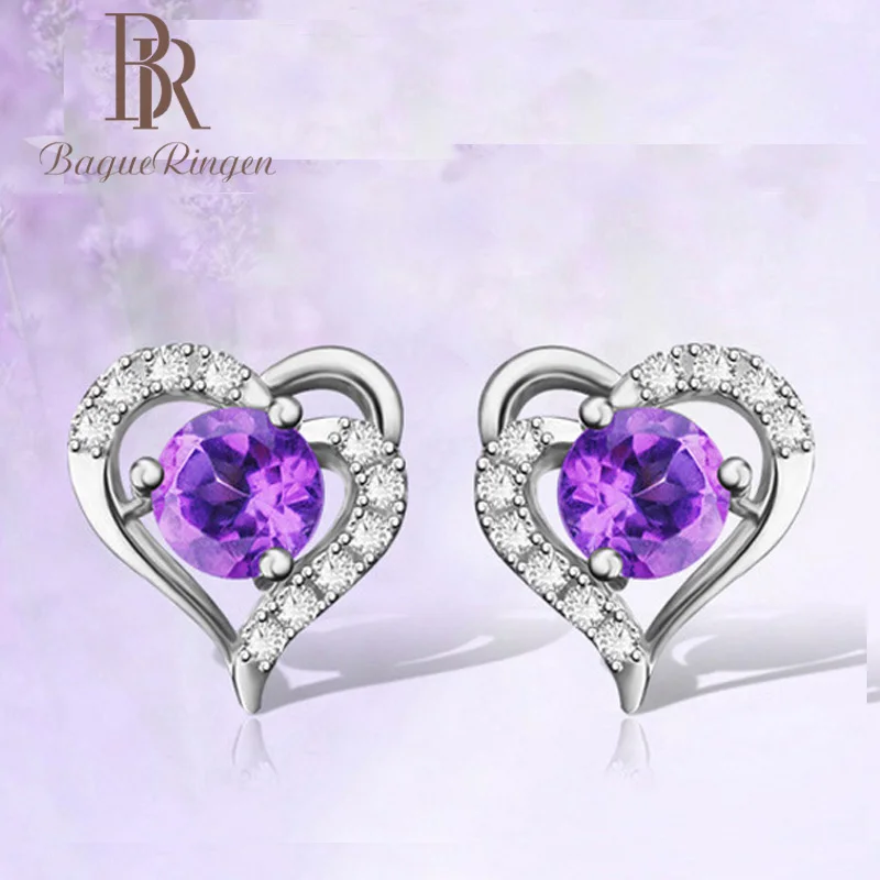 Серьги Begua Ringen в форме сердца из стерлингового серебра 925 пробы|Серьги-подвески| |