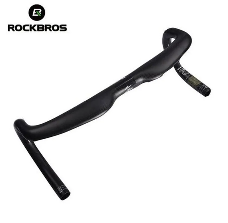 

RockBros Racing Cycling Carbon Fiber Bike Bicycle Ultralight Drop Bar Handlebar 400/420/440 31.8mm 3 Sizes