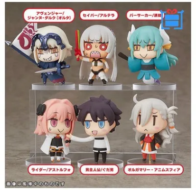 Новинка лидер продаж экшн фигурки FGO 6 см шт./компл. Fate/Grand Order коллекционные