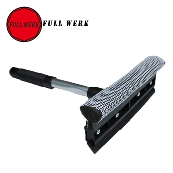 

1PC Car Window Washer Sponge with Rubber Brush Mop Scraper Double Side Duster Cleaning Dirt Dust Cleaner Accessory