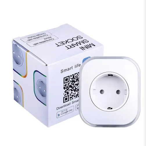 Inteligente com Lâmpada Monitor de Potência Padrão do Google Alexa Plug Wifi Tomada Rgb Noite Temporização Interface Usb Casa Ifttt uk ue 17 Alexa UK Plug UE Wifi Tomada Inteligente
