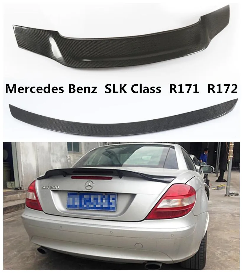 Спойлер из углеродного волокна для Mercedes Benz SLK Class R171 R172 SLK200 SLK250 SLK300 SLK350 SLK55 высокое качество Спойлеры заднего крыла