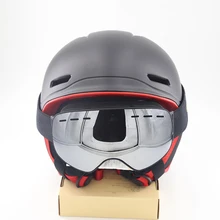 Для катания на лыжах, сноуборде, двойной слой анти-туман UV400 сноуборд очки для маленьких мальчиков Спортивная одежда для катания на лыжах в bril gogle narciarskie Детские снежные очки