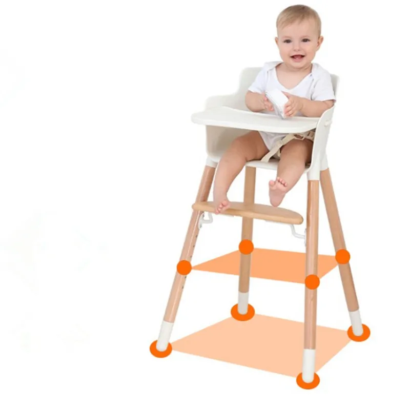 Solid Wood Chair for babies A Chair For Infant Feeding Adjustable Multifunction Foldable Baby Seat