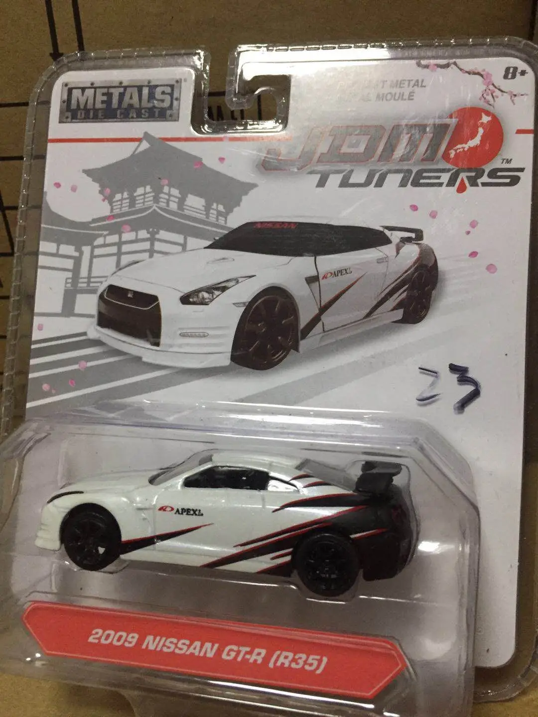 Ja da 1: 64 2009 Nissan GTR R35 APEX игрушечный автомобиль игрушки для детей литая под давлением модель автомобиля подарок на день рождения