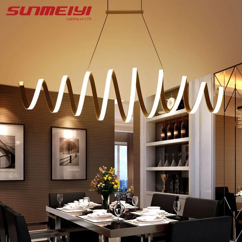 Us 101 02 30 Off Modern Led Pendant Light For Kitchen Dining Room White Pendant Lamp For Coffee House Bedroom Suspension Hanging Ceiling Lamp In