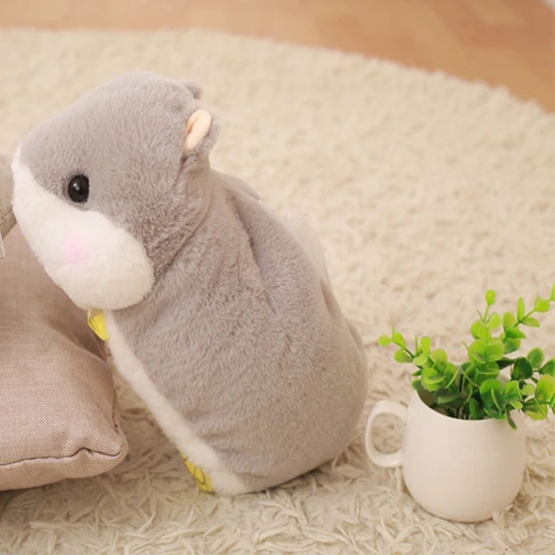 Милый японский аниме плюшевые чучело хомяка животных игрушка кукла, Kawaii хомяк ткани Обложка, Главная украшение автомобиля Peluche