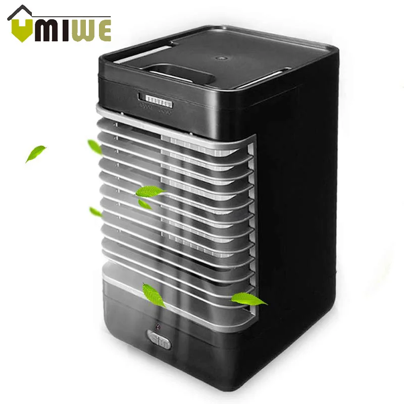 

Air Conditioner Portable Mini Air Cooler Fans with 2 Working Mode, 3 in 1 Small Cooling Humidifier Purifier Fan for Home Office