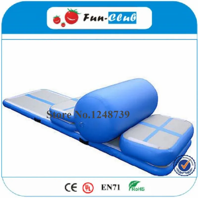 

4x1x0.2m gym mat for Gymnastics training, durable airtrack factory price, inflatable air track for sale