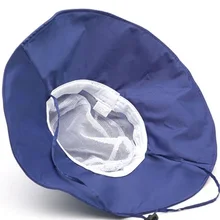 Однотонная Водонепроницаемая Рыбацкая шляпа для мужчин и женщин, летние Панамы для взрослых, повседневные складные пляжные кепки, уличная походная шляпа для сафари