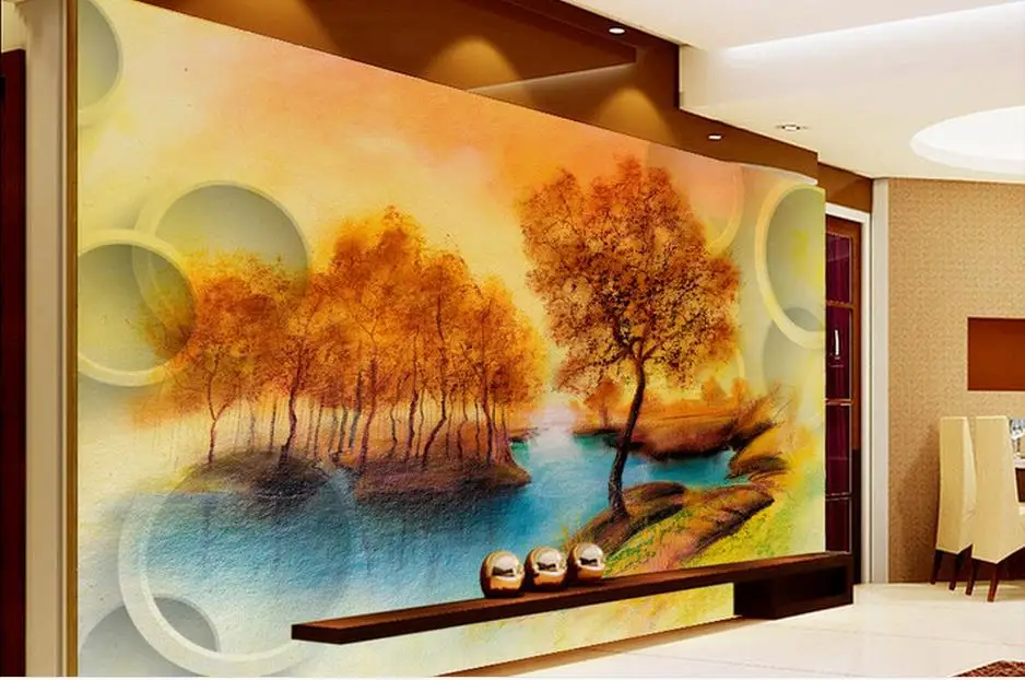 Personalizado Papel Pintado Para Paredes 3 D Foto Wallpaper Hd