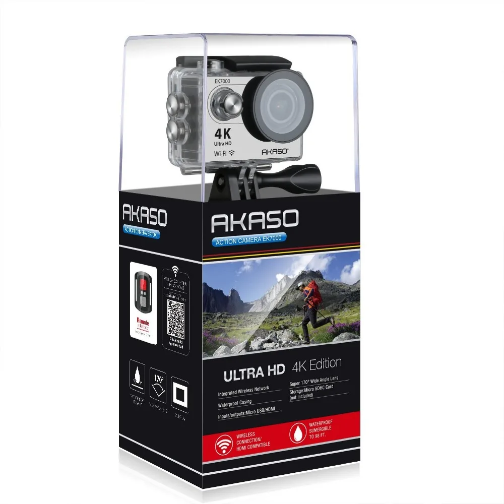 AKASO EK7000 4K WIFI Outdoor Action Camera Video