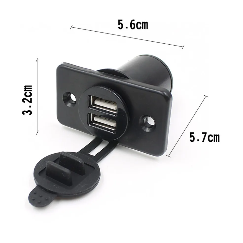 

Reliable Dropshipping 12V Dual USB universal mini usb car charger adapter 12V Charger Power Adapter Outlet