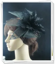 Free shipping 16 color sinamay fasinctor hats,very nice bridal hair accessories/party hats,more than 6 pcs 35% off FS97