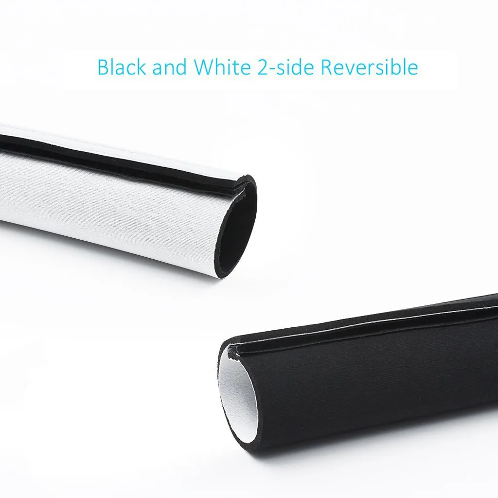 300cm Cable Management Organizer Neoprene Cable Cord Wire Cover Hider Sleeve Black