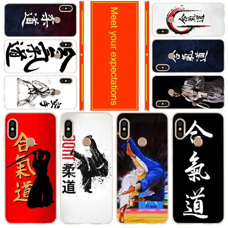 

Phone for Xiaomi Redmi go 7 6a 5a 5plus 4a 4x 3s Note 7 6 5 4 3 5a K20 pro Cover Case Japan aikido Judo