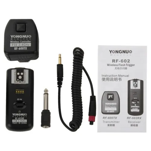 YONGNUO RF-602/N YONGNUO RF-602 RF602 RF 602 2,4 GHz беспроводной дистанционный триггер вспышки для NIKON D90 D5100 D700 D3