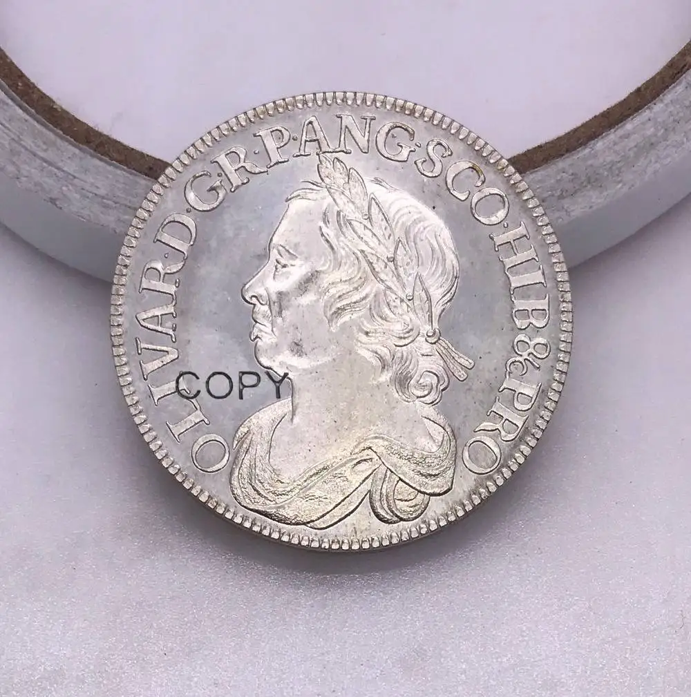 Копия 1658 Великобритании 1/2 британской короны копии монет