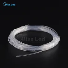 100 м/рулон 2,5 мм PMMA сторона светящийся волоконно-оптический кабель для украшения автомобиля