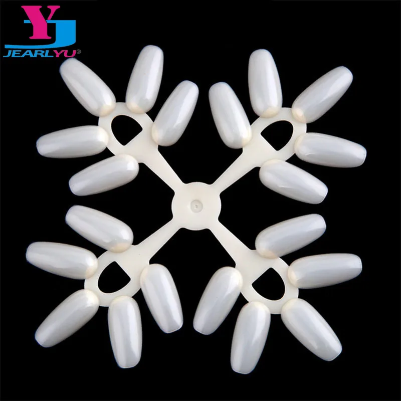5pcs/Set False Nail Tips Nature Finger Full Card Art Display Practice Acrylic UV Gel Fake Nails Polish Salon Tools Manicure | Красота и