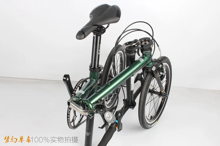 Best Ultra-light 9-speed chrome-molybdenum steel folding bike High quality Cost-effective bicycle Retro travel driving leisure BMX 14