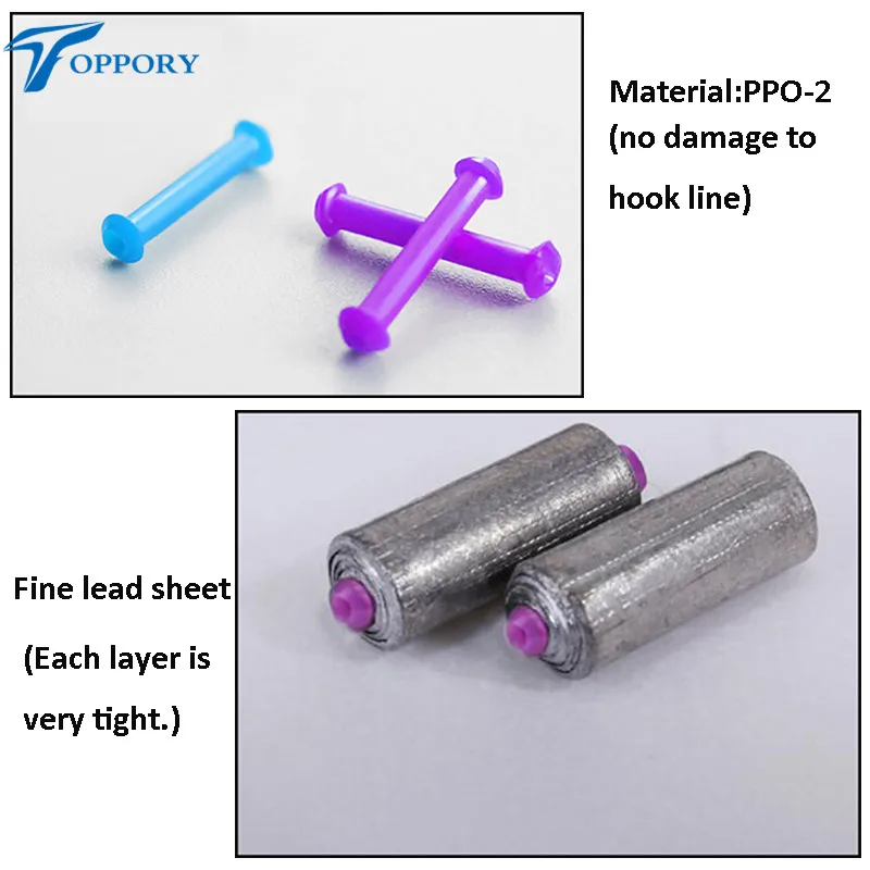 Toppory, 5 шт./лот, набор быстрых свинцовых листов, 1,0-6,0 г, быстро удобные свинцовые рулонные полосы, грузила, комбо, Herabuna, тайваньские рыболовные аксессуары