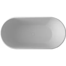 1500x750x550mmтвердая поверхность камня CUPC одобренная Ванна овальная отдельно стоящая Corian матовая белая отделка Ванна RS65103