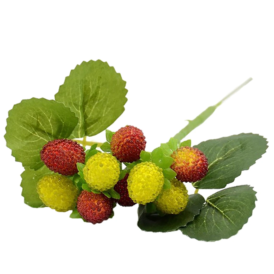 Artificial Fruits Decorative Lifelike Myrica Rubra Simulation Fruits Fake Fruits for Home Decor - Цвет: 2