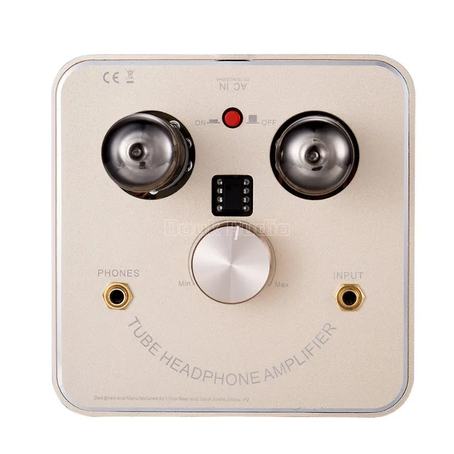 Little Bear P2 Gold 6C11 tube valve headphone amplifier amp with LED VU meter