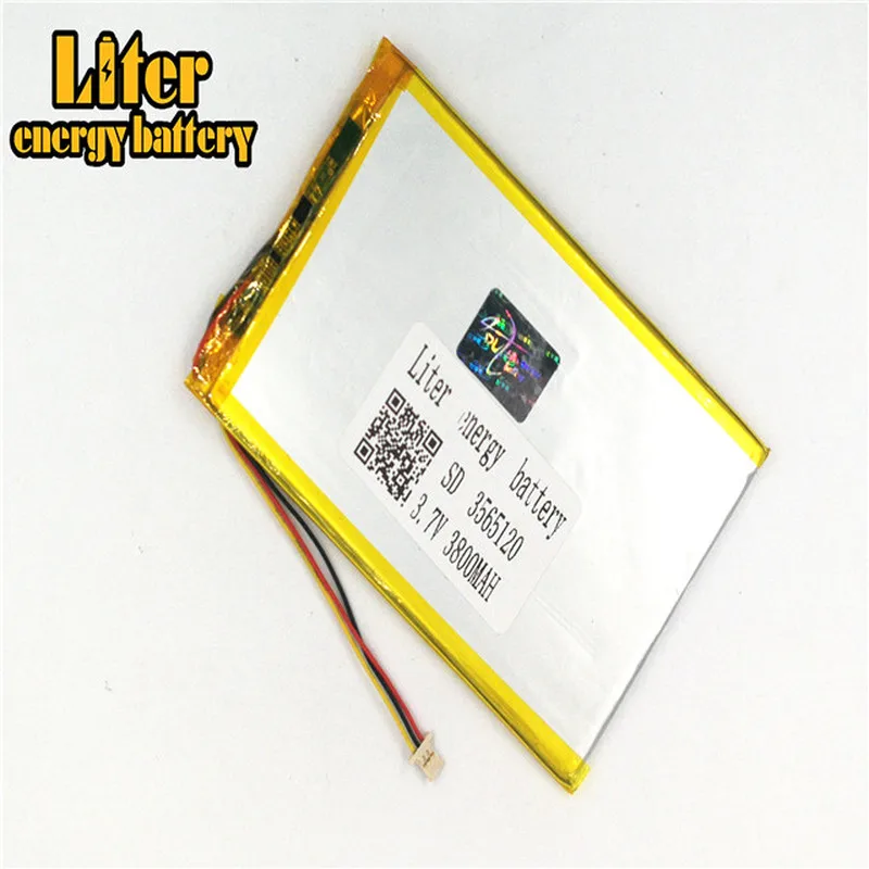 Разъем 1 0-3 P 3565120 3 7 V 3800mah ультра тонкие lipo батареи перезаряжаемые литий-ионные