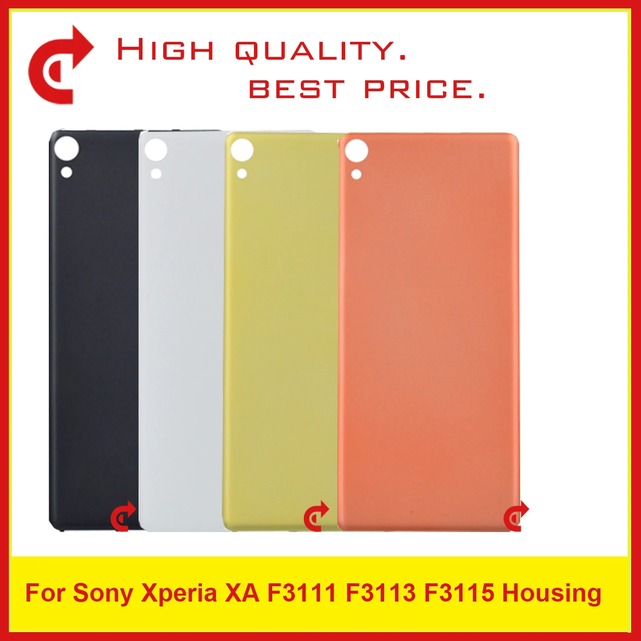Оригинальный Для Sony Xperia XA F3111 F3113 F3115 корпус крышка батареи дверь задняя Шасси