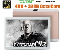 2017 10 pulgadas de la Tableta Llamada de Teléfono Octa Core 4G LTE 8.0MP 4 GB RAM 64 GB ROM 1920*1200 IPS Pantalla Android 6.0 Bluetooth GPS de la Tableta de 10
