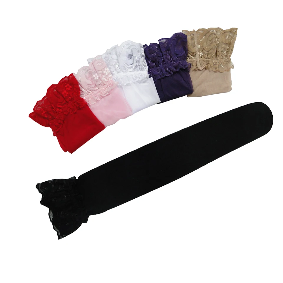 Women Sheer Sexy Stockings Lace Top Thigh High Stockings Over The Knee Socks Nightclubs Pantyhose Calcetines Women Sheer Sexy Stockings Lace Top Thigh High Stockings Over The Knee Socks Nightclubs Pantyhose Calcetines