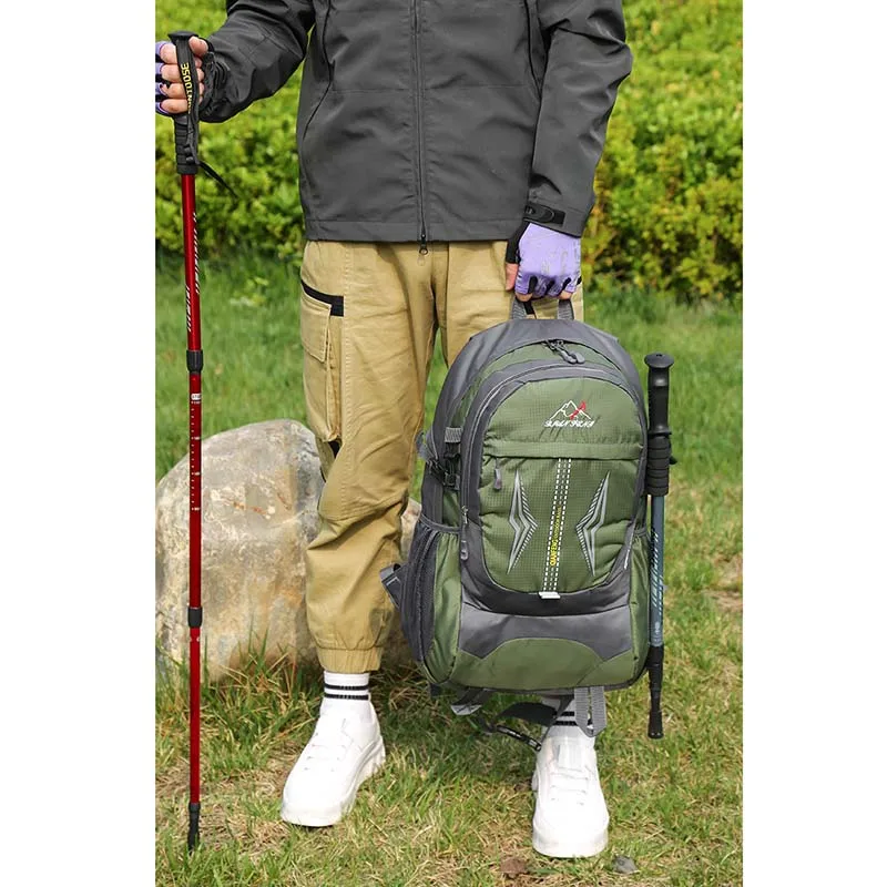 Men's backpack large capacity usb charging men's bags waterproof casual backpacks unisex black travel backpacks Mountaineering