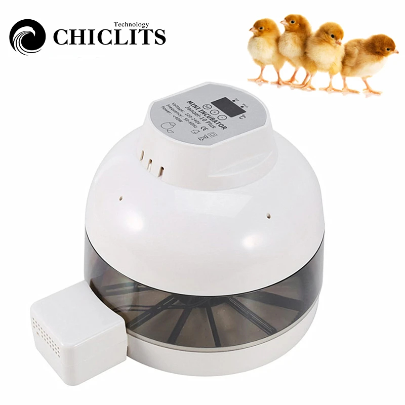 Mini Egg Incubator Automatically Turn Eggs For Chicken Duck Birds EU Plug 10 Eggs Automatic Incubator Chicken Hatching 220-240V Mini Egg Incubator Automatically Turn Eggs For Chicken Duck Birds EU Plug 10 Eggs Automatic Incubator Chicken Hatching 220-240V