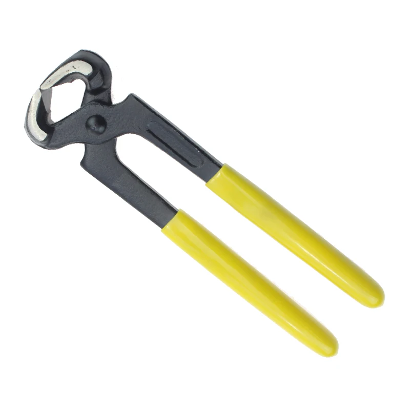 8" C Type Locking Plier Manual Nail Plier Shoes Repair Carpenters Pincers Multifunctional Nail