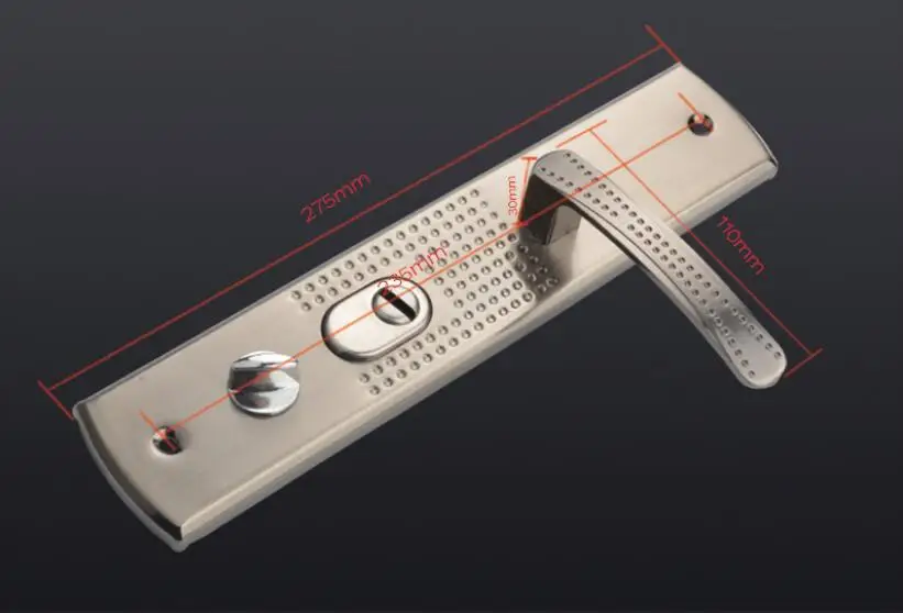 1 комплект! Универсальная безопасная дверная ручка, панель, твердая внутренняя Двойная защелка для барной комнаты, дверь и замок двери балкона, мебельная фурнитура