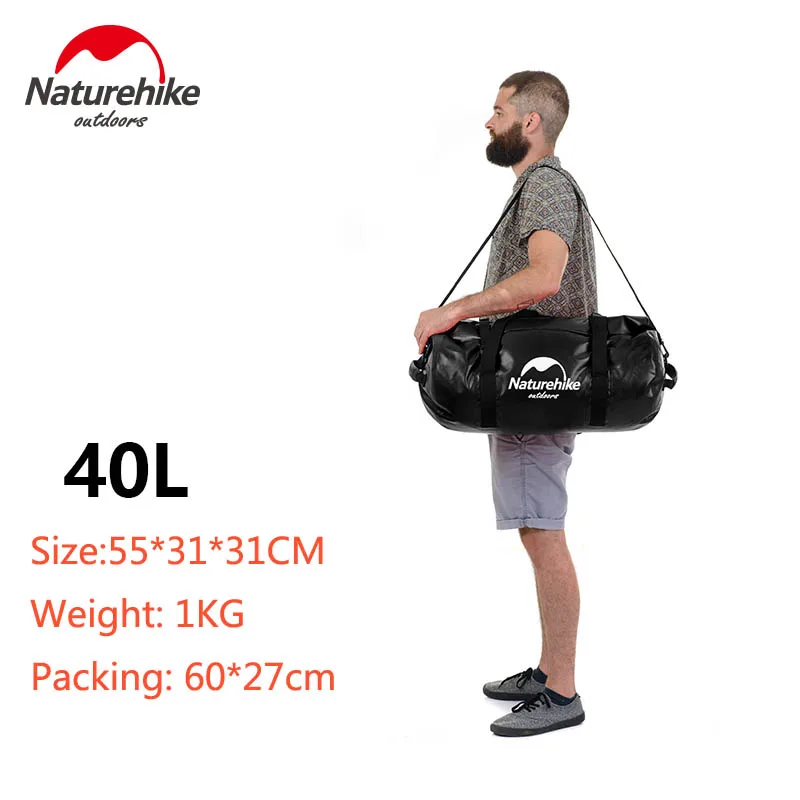 Naturehike Waterproof Swimming Dry Bag Outdoor Cycling Storage Bags Beach Drifting River Trekking Bag 40/60/90/120L NH16T002-S Naturehike Waterproof Swimming Dry Bag Outdoor Cycling Storage Bags Beach Drifting River Trekking Bag 40/60/90/120L NH16T002-S