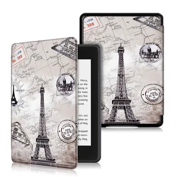 

Brand gligle 2018 luxury print leather e-rader case cover for All-New Kindle Paperwhite 4 case skin shell