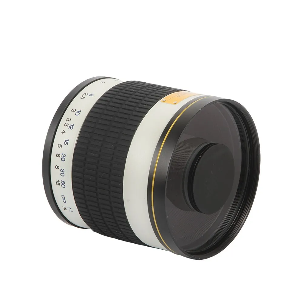 Lightdow 500 мм F6.3 телефото зеркальный объектив+ T2 Крепление переходное кольцо для Canon Nikon Pentax sony DSLR камеры