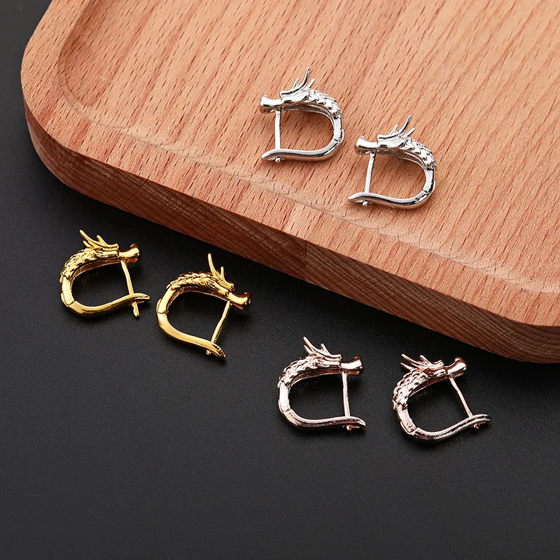 Punk dragon earrings (2)