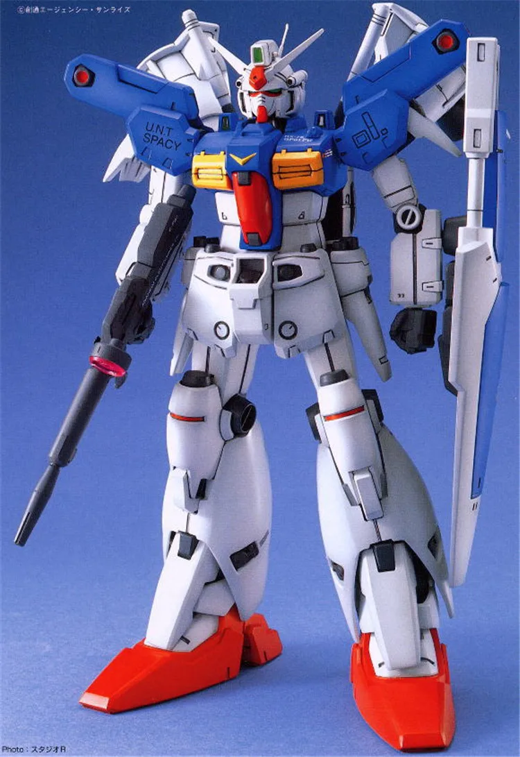 Bandai Gundam MG 1/100 RX 78 GP01Fb мобильный костюм сборные модели комплекты фигурки