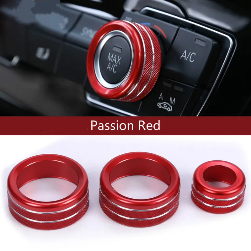 3 шт. для BMW 1 2 4 серии F30 F34 F46 GT X1 F47 F48 13 17 автостайлинг ручки кондиционера аудио круг