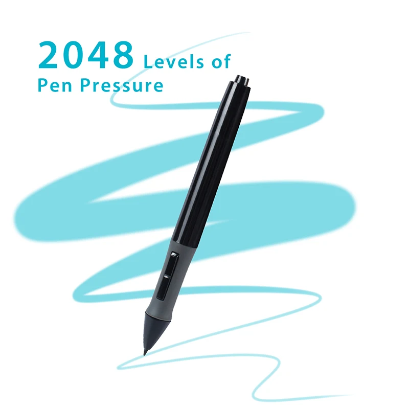 HUION PEN68 графические планшеты ручка Цифровая ручка сенсорный экран Стилус Батарейная ручка черный- P68