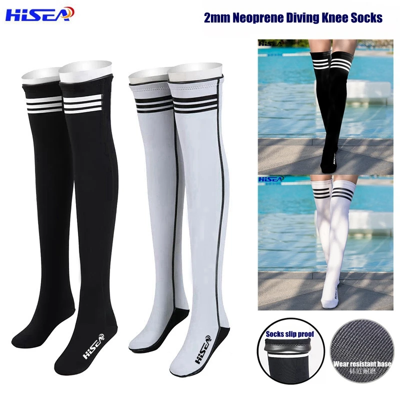 Hisea 2mm Neoprene Professional Stockings Diving Socks Snorkeling Socks